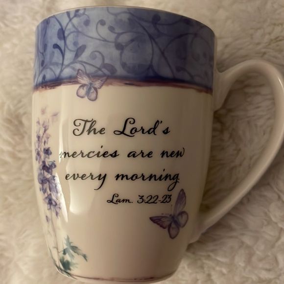 Christian Art Gifts Lg Coffee Mug The Lord’s Mercies Are New Every Morning - Picture 7 of 11